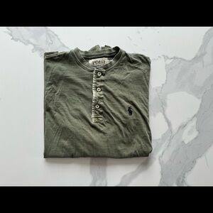 Ralph Lauren slub Henley, long sleeve